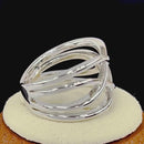Sterling Silver Interwoven Ring