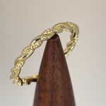 Solid 14K Gold Twist Ring
