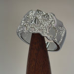 Sterling Silver Men's Heavy Nugget Ring