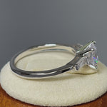 Sterling Silver 1.25 ct. CZ Engagement Ring
