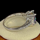 Sterling Silver Mystic Rainbow CZ Ring