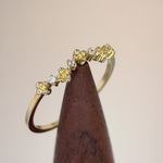 Solid 14K Yellow Gold Sparkle CZ Ring