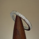 Sterling Silver Stackable Eternity CZ Ring