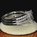 Sterling Silver Clear Marquise CZ Set Ring