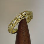 Sterling Silver Gold-Plated CZ Ring