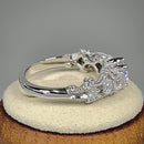 Sterling Silver 7-Stone CZ Engagement Ring