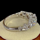 Sterling Silver Iridescent Rainbow CZ Ring