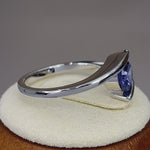 Sterling Silver Tanzanite-tone CZ Ring