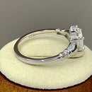 Sterling Silver Claddagh White Lab Opal CZ Ring