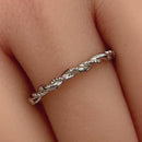 Sterling Silver Twist Ring
