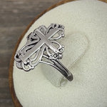 Sterling Silver Antique Cross Ring