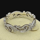Sterling Silver Vines Band Ring