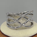Sterling Silver Interwoven Ring