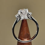 Sterling Silver 1.0 ct. CZ Engagement Ring