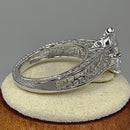 Sterling Silver Marquise CZ Engagement Ring