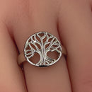 Sterling Silver Tree of Life  Ring