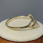 Solid 14K Yellow Gold Infinity Ring