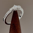 Sterling Silver Emerald Cut CZ Ring