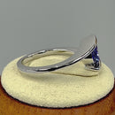 Sterling Silver Tanzanite-tone CZ Ring