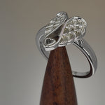 Sterling Silver Angel Wings Ring