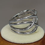 Sterling Silver Interwoven Ring
