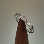 Sterling Silver Braided CZ Ring