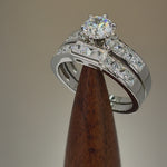 Sterling Silver 2-Piece CZ Engagement Ring