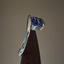 Sterling Silver Tanzanite-tone CZ Ring