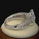 Sterling Silver Marquise CZ Engagement Ring