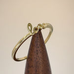 Solid 14K Yellow Gold "Love" Bead Ring