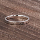 Sterling Silver "You Are My Sunshine, My Only Sunshine" Ring