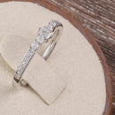 Sterling Silver Emerald Cut CZ Ring