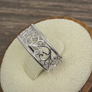 Sterling Silver Vines Band Ring