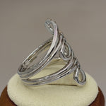 Sterling Silver Abstract Whirl Ring