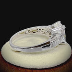 Sterling Silver Clear Emerald-Cut CZ Ring