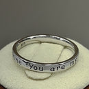 Sterling Silver "You Are My Sunshine, My Only Sunshine" Ring