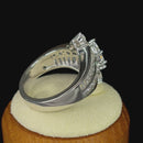 Sterling Silver Marquise CZ Engagement Ring