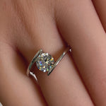 Sterling Silver 1.30 ct. CZ Ring