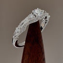 Sterling Silver Classic CZ Engagement Ring