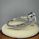 Sterling Silver White Lab-Opal CZ Ring