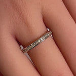 Sterling Silver Stackable Eternity CZ Ring