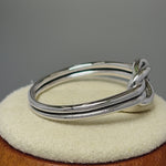 Sterling Silver Reef Knot Ring