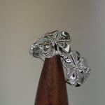 Sterling Silver Triple Plumeria Ring