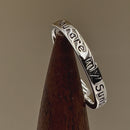 Sterling Silver "You Are My Sunshine, My Only Sunshine" Ring