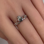Sterling Silver Plain Claddagh Ring
