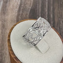 Sterling Silver Scrolling Eternity Ring