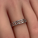 Sterling Silver Unique Band Ring