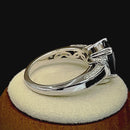 Sterling Silver Black Emerald-Cut CZ Ring