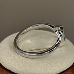 Sterling Silver Double Heart Ring