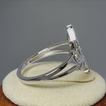 Sterling Silver Lotus Flower Ring